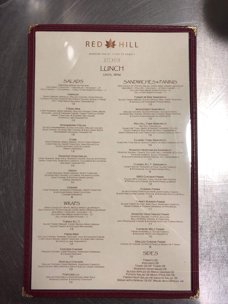 Red Hill Cafe - New City, NY