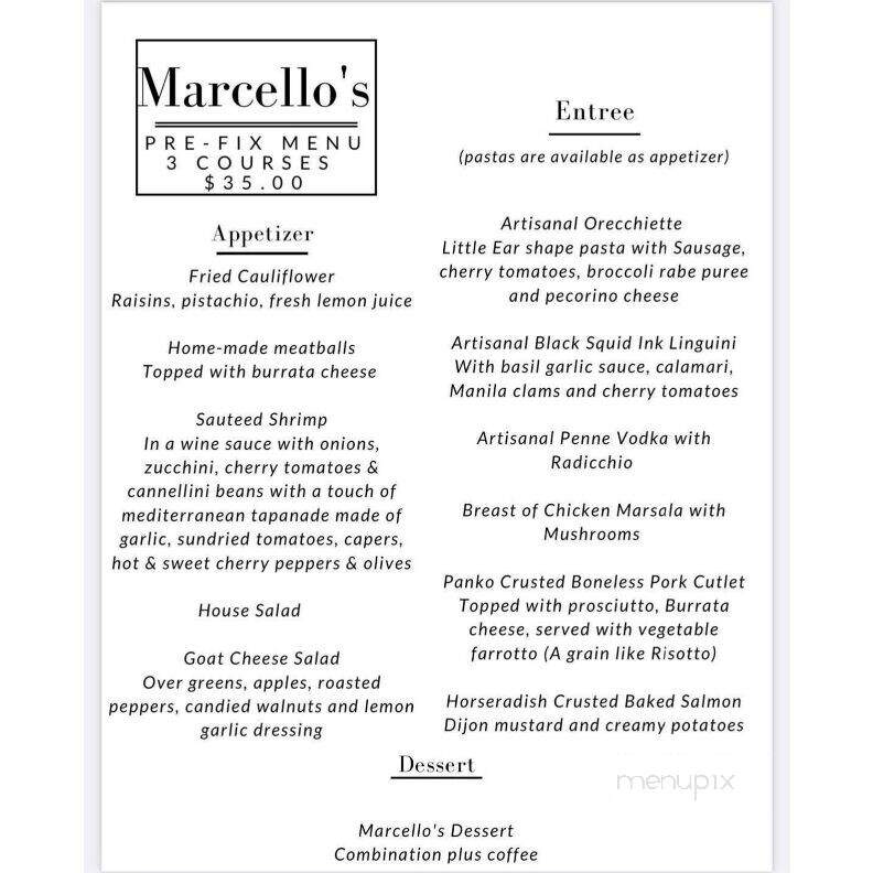 Marcello's Ristorante - Suffern, NY