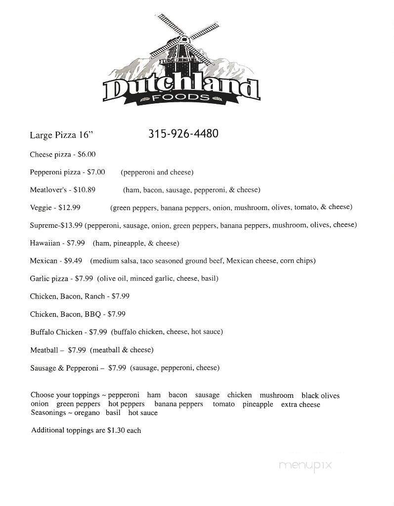 Dutchland Foods - Marion, NY