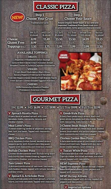 Avanti Pizza - Albion, NY