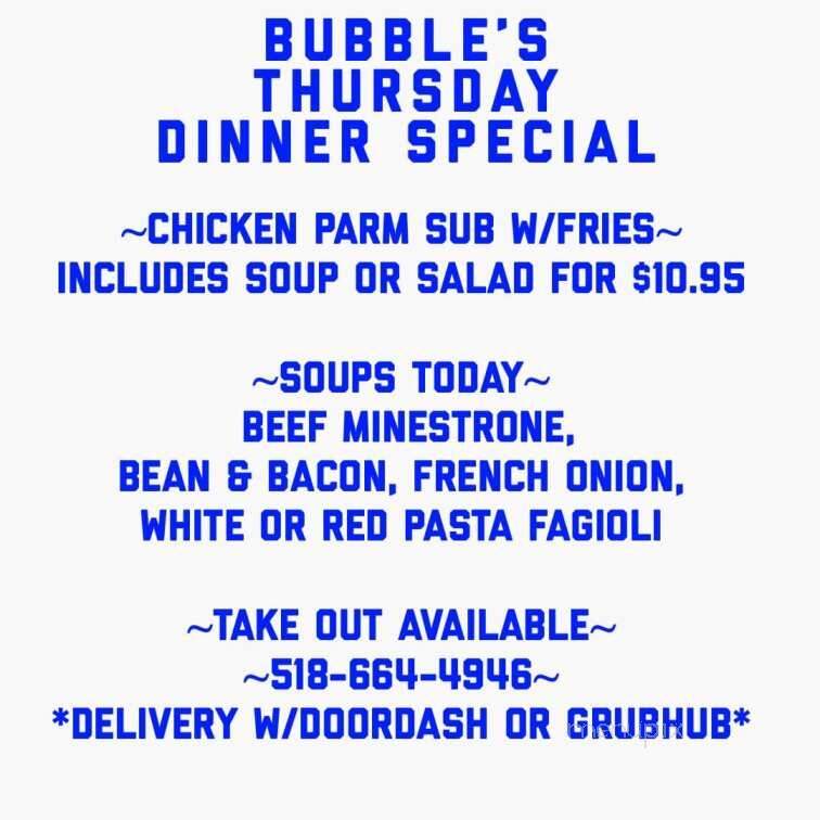 Bubbles Restaurant - Mechanicville, NY