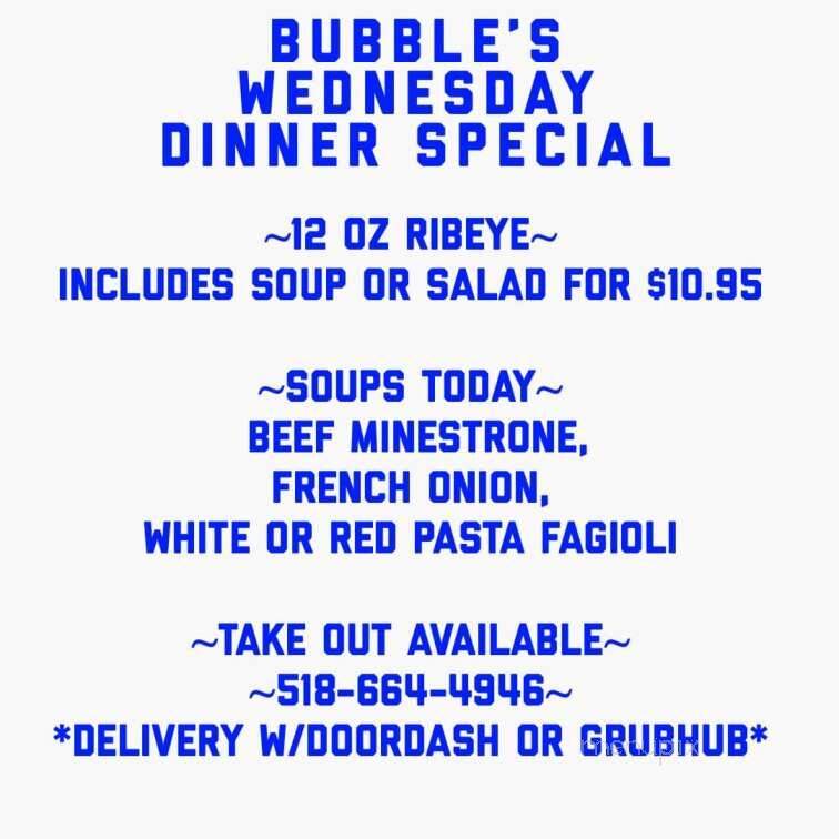 Bubbles Restaurant - Mechanicville, NY