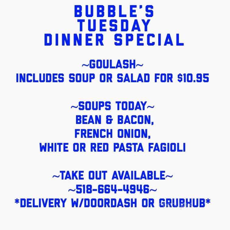 Bubbles Restaurant - Mechanicville, NY