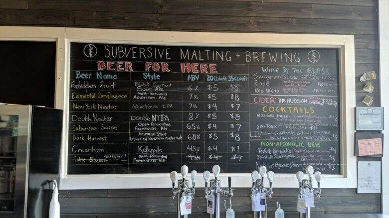 Subversive Malting + Brewing - Catskill, NY