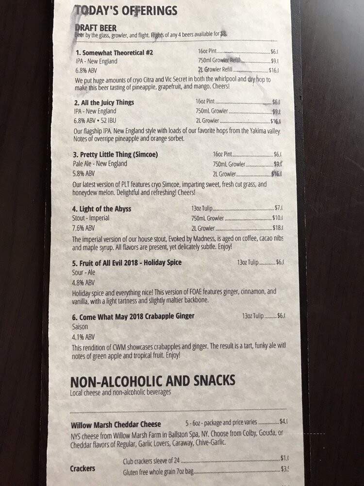 Unified Beerworks - Malta, NY