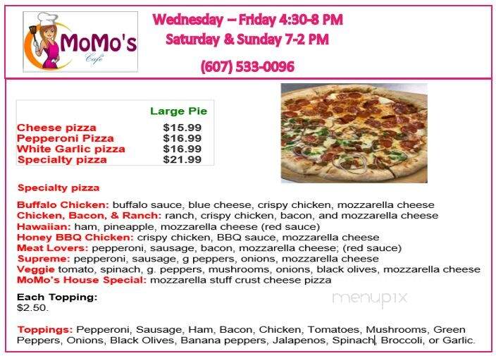 MoMo's Cafe - Lansing, NY