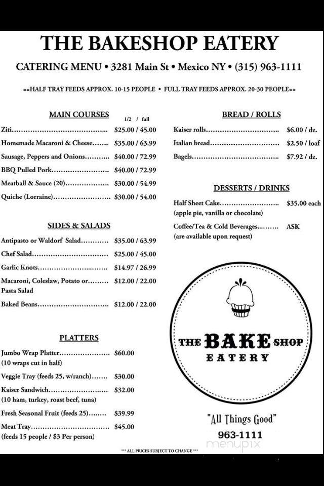 The Bake Shop Eatery - Mexico, NY