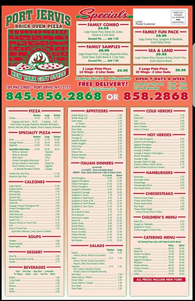 Port Jervis Pizza - Port Jervis, NY