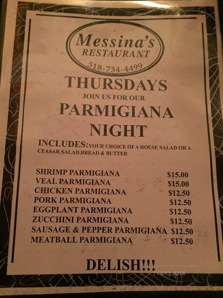 Messina's Italian Restaurant - Windham, NY