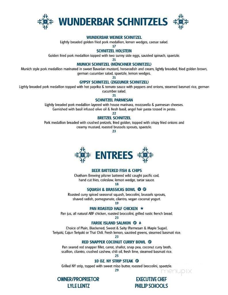 Wunderbar & Bistro - Hudson, NY