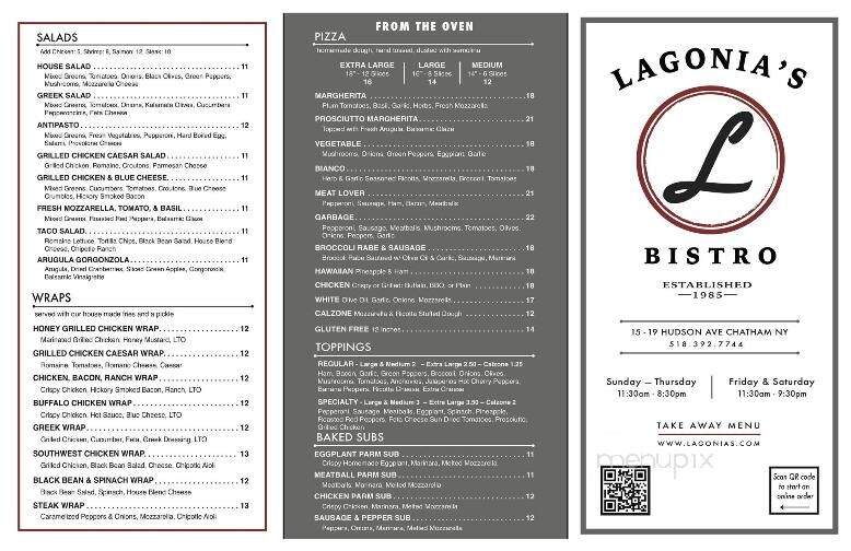 Lagonias Bistro - Chatham, NY