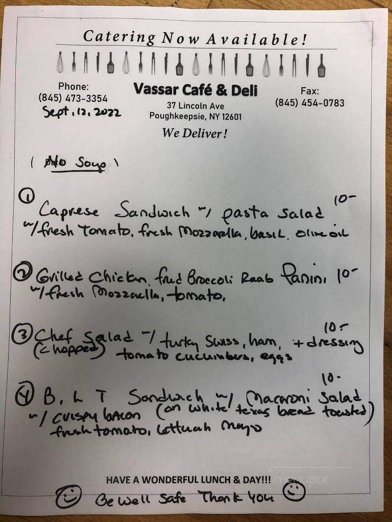 Vassar Cafe & Deli - Poughkeepsie, NY