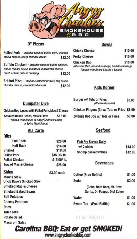 Angry Charlies Smokehouse & BBQ - Batavia, NY