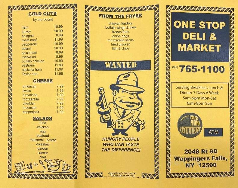 One Stop Deli & Market - Wappingers Falls, NY