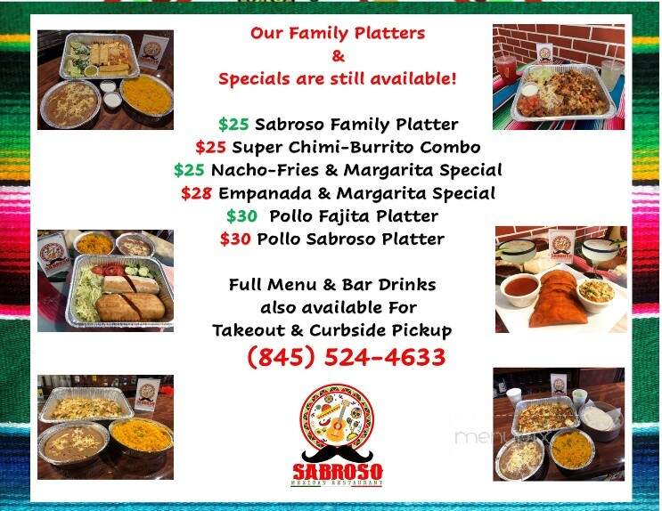 Sabroso Mexican Restaurant - Pine Bush, NY