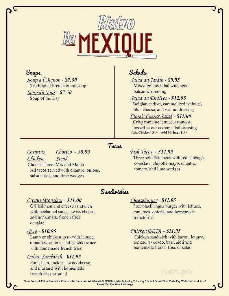 Bistro Du Mexique - Pine Bush, NY