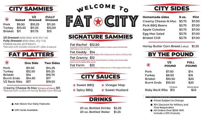 Fat City Barbecue - Horseheads, NY