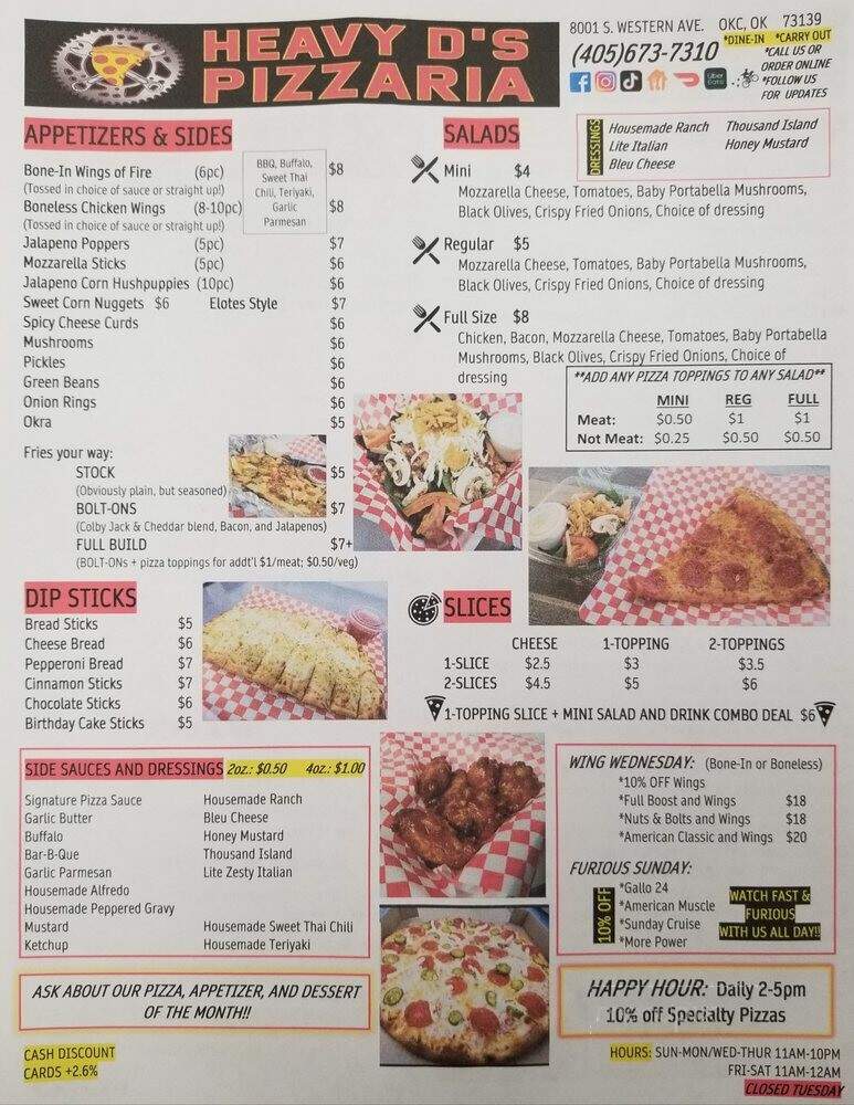 Heavy D's Pizza - Malone, NY