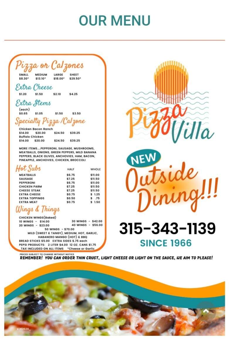 Pizza Villa - Oswego, NY