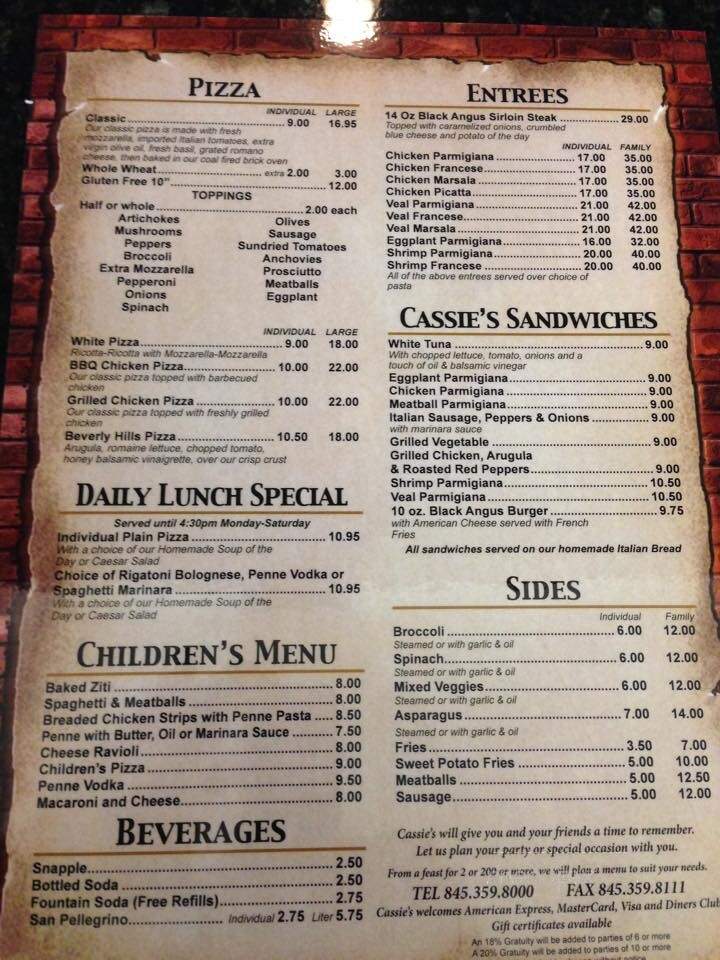 Cassie's Restaurant - Orangeburg, NY