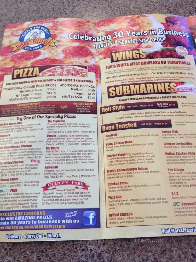 Mark's Pizzeria - Williamson, NY