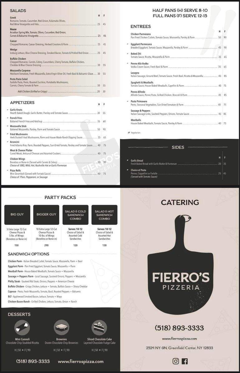 Fierro's Restaurant - Greenfield Center, NY