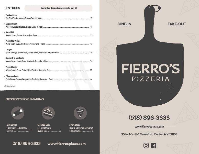 Fierro's Restaurant - Greenfield Center, NY