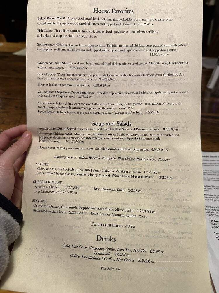 Council Rock Brewery - Cooperstown, NY