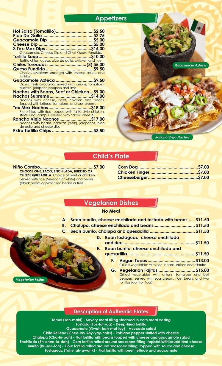 Rancho Viejo Mexican Restaurant - Batavia, NY