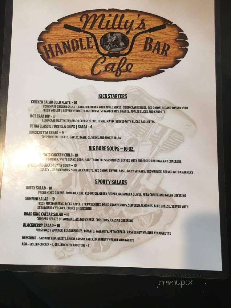 Milly's Handlebar Cafe - Macedon, NY