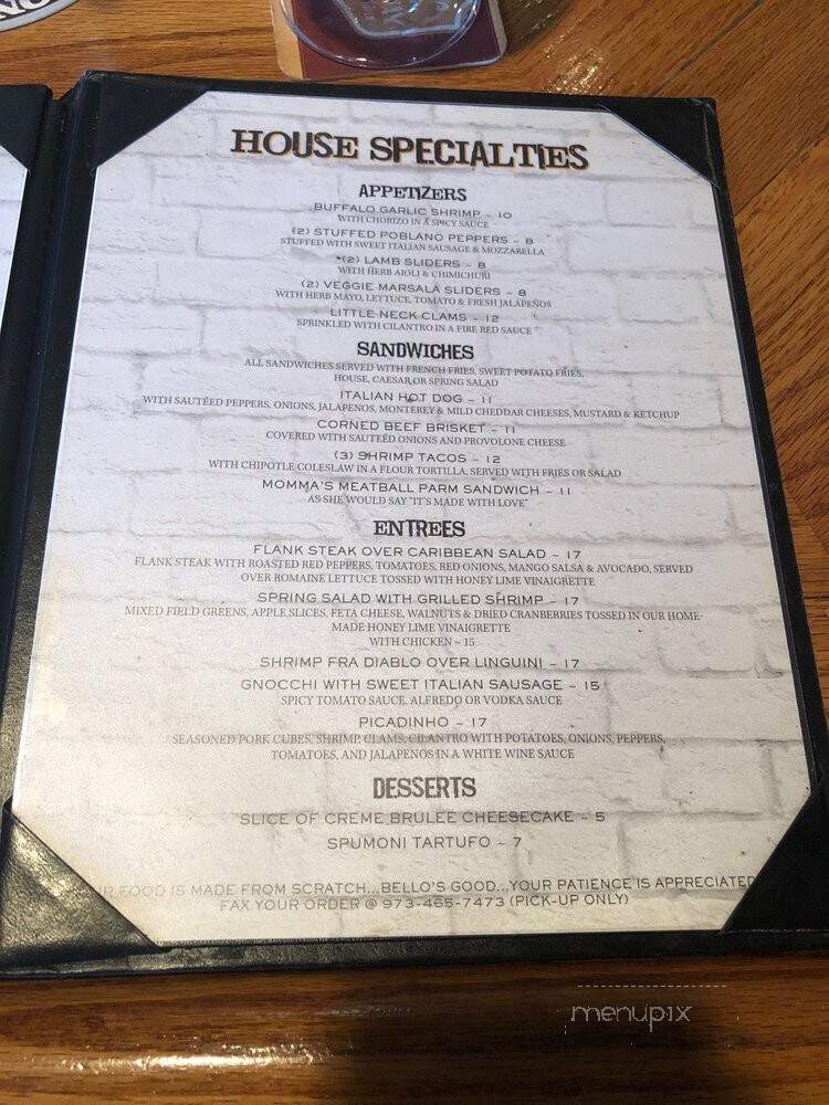 Bello's Pub & Grill - Newark, NJ