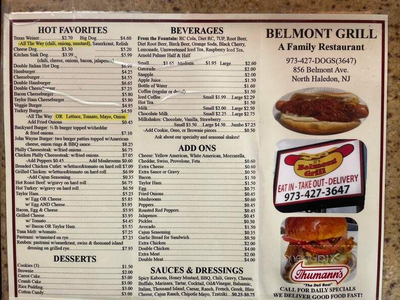 Belmont Grill - North Haledon, NJ