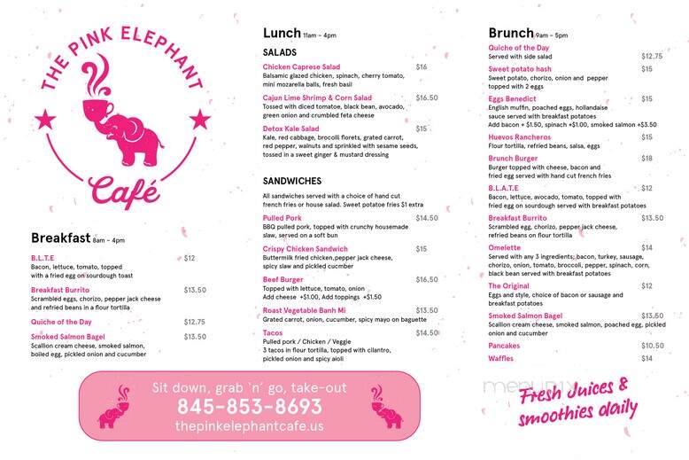 The Pink Elephant Cafe - Kingston, NY