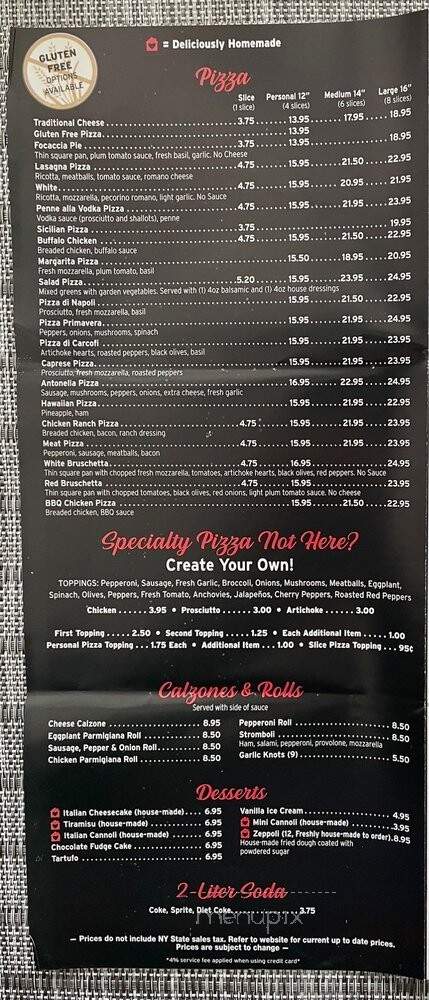 Antonella's Pizzeria & Restaurant - Fishkill, NY