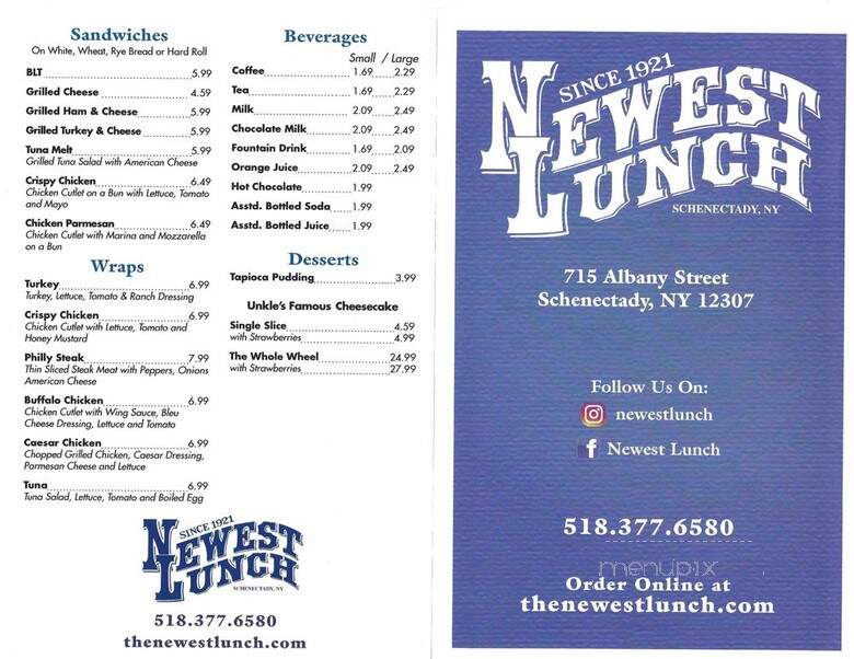 Newest Lunch - Schenectady, NY