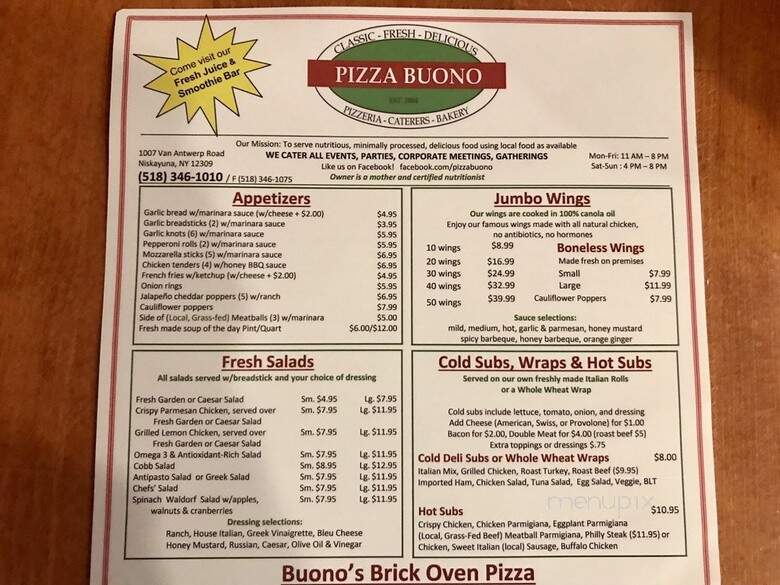 Pizza Buono Of Niskyuna - Schenectady, NY