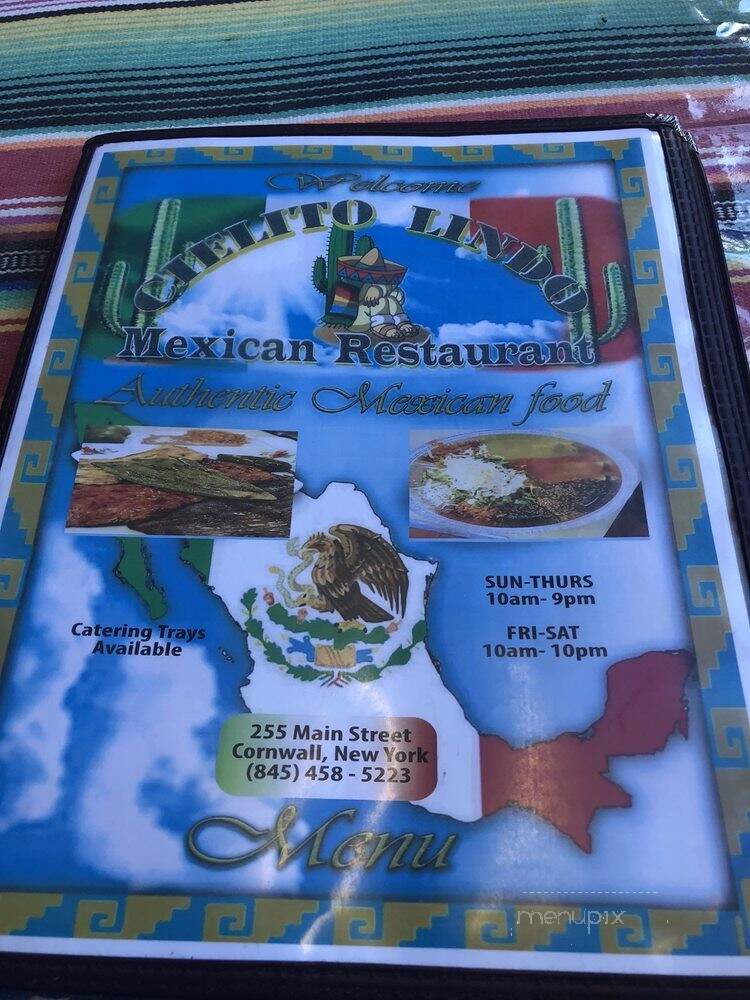 Cielito Lindo Mexican Restaurant - Cornwall, NY