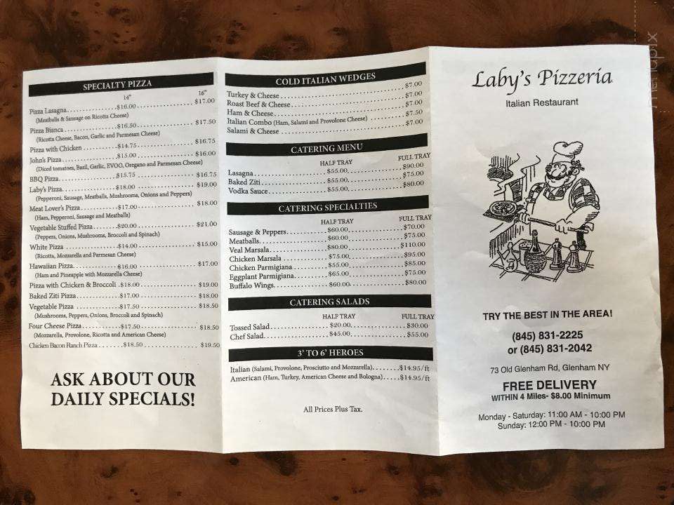 Labys Pizzeria - Beacon, NY