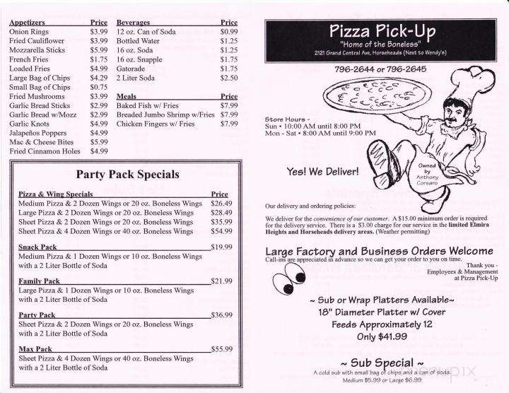 Pizza Pick Up - Horseheads, NY