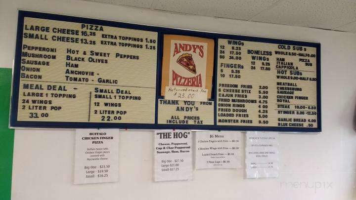 Andy's Pizza - Elba, NY