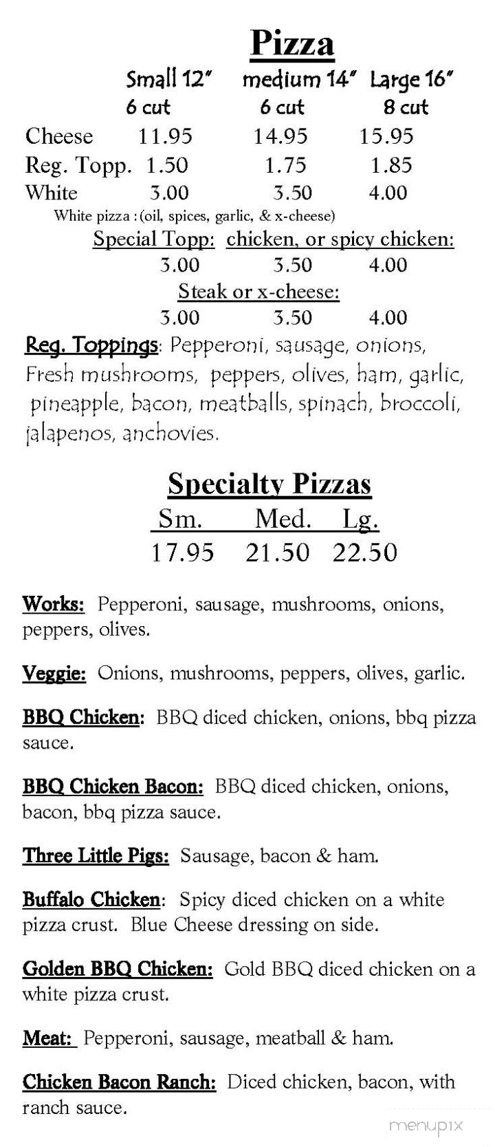 Alpine Pizza - Schroon Lake, NY