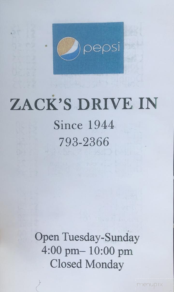 Zack's Drive Inn - Hudson Falls, NY