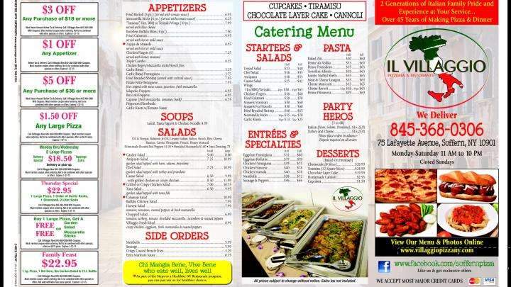 Villaggio Pizzeria & Restaurant - Suffern, NY