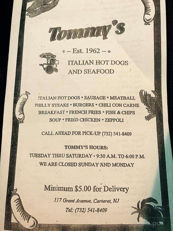 Tommy's Hot Dogs - Carteret, NJ